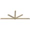 Ekena Millwork Kennewick Rough Sawn Timber Gable Bracket, Douglas Fir, 108"W x 40"H x 2"D x 4"F, 9/12 Pitch GBW108X40X0204KEN00RDF - alternate 4